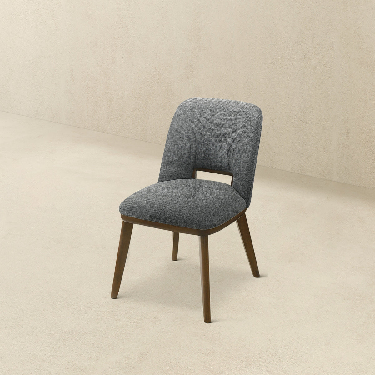 Bonney Dark Grey Fabric Dining Chair