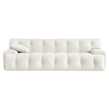 Brigitte Cream Velvet Sofa