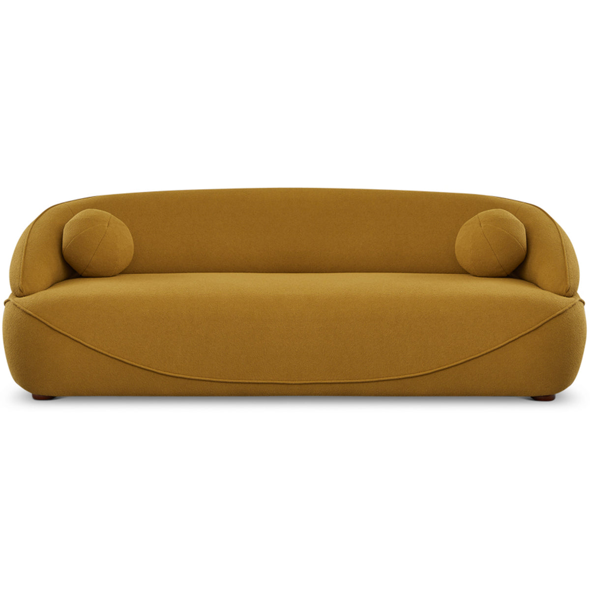 Brody Boucle Sofa Mustard Yellow