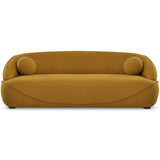 Brody Boucle Sofa Mustard Yellow