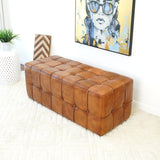 Bunta Bench (Tan - Leather)