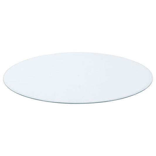 54-inch 10mm Round Clear Tempered Glass Top