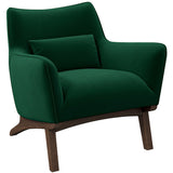 Casper Lounge Chair (Dark Green - Velvet)