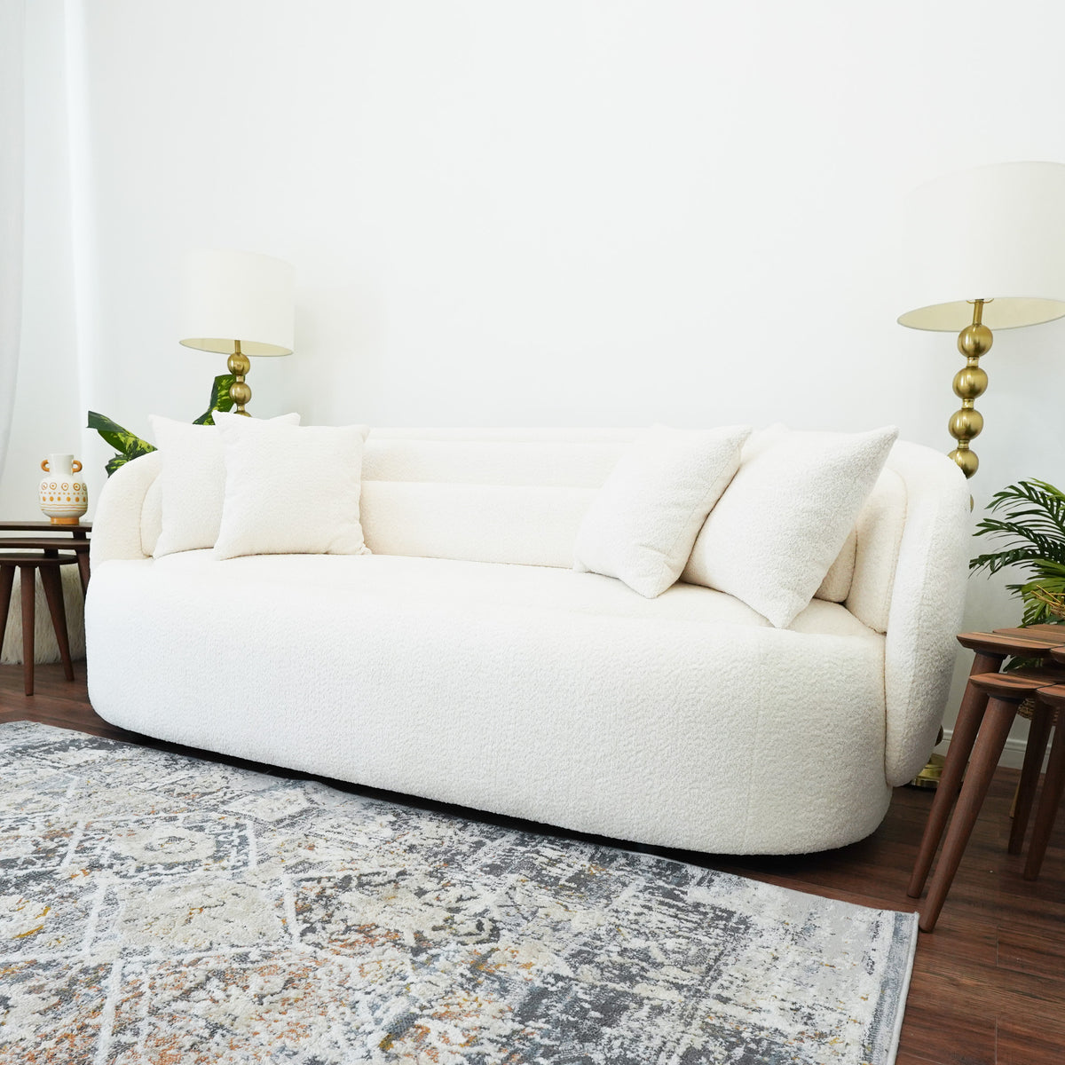 Chelsea Sofa (Ivory Boucle)