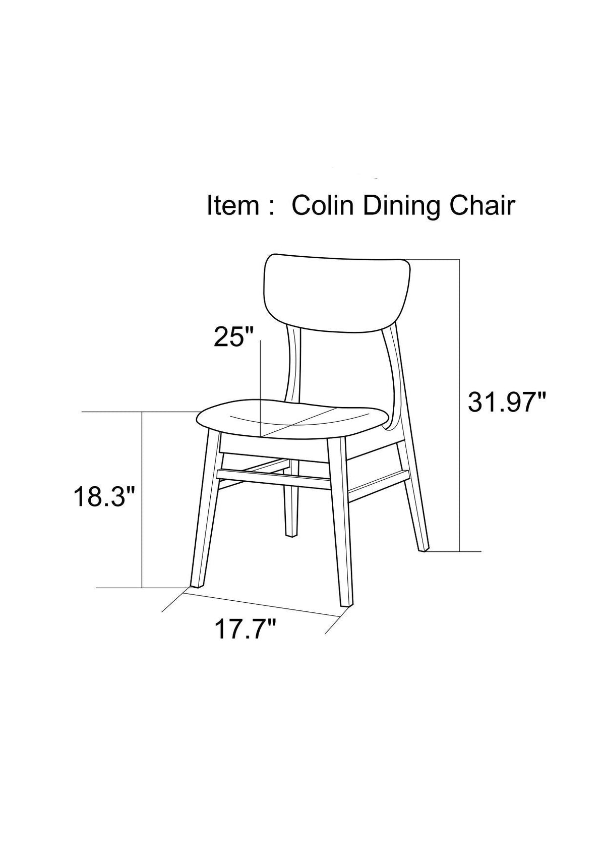 Rixos Dining Set With 4 Collins Dining Chairs (White)