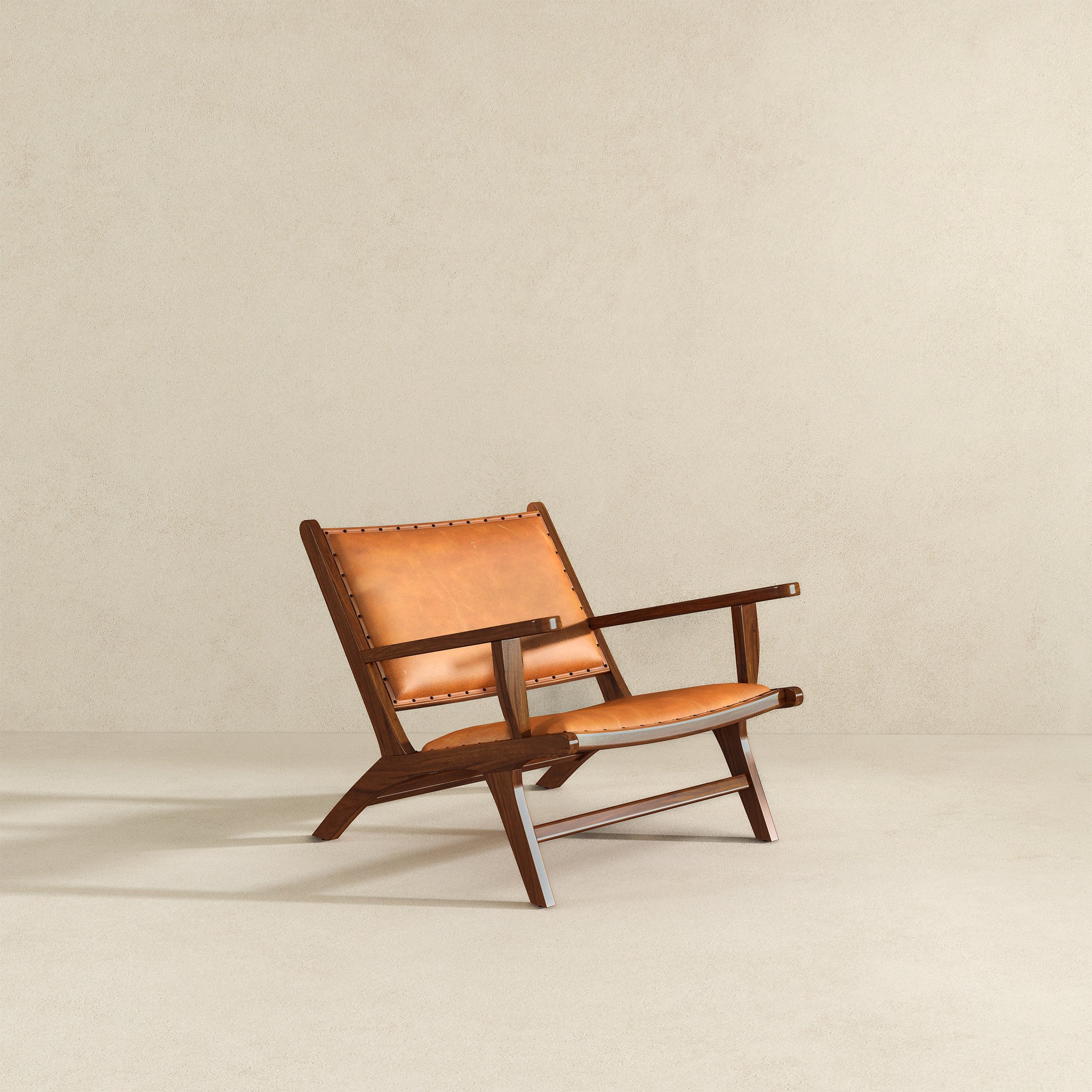 Colin Tan Genuine Leather Lounge Chair