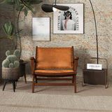 Colin Tan Genuine Leather Lounge Chair