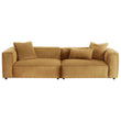 Conrad Cognac Corduroy Large Sofa