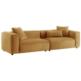 Conrad Cognac Corduroy Large Sofa