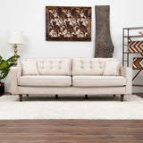 Oregon Sofa (Beige Velvet)