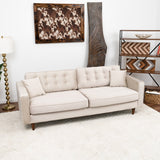 Oregon Sofa (Beige Velvet)