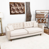 Oregon Sofa (Beige Velvet)