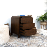 Danbury Night Stand With 3 Drawers