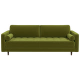 Daphne Pistachio Green Velvet Sofa