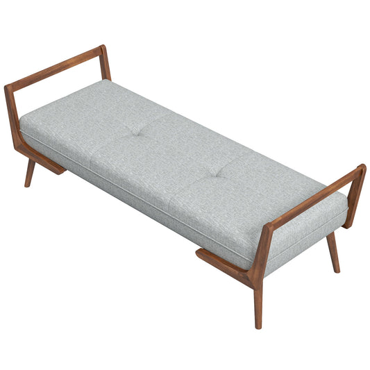 Dresden Bench Grey Fabric