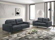 2-Piece Sofa Set (Blackfull Leather) - F8417