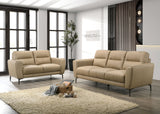 2-Piece Sofa Set (Taupefull Leather) - F8420