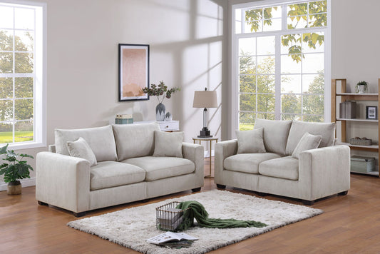 2-Piece Sofa Set (Ivorycorduroy) - F8428