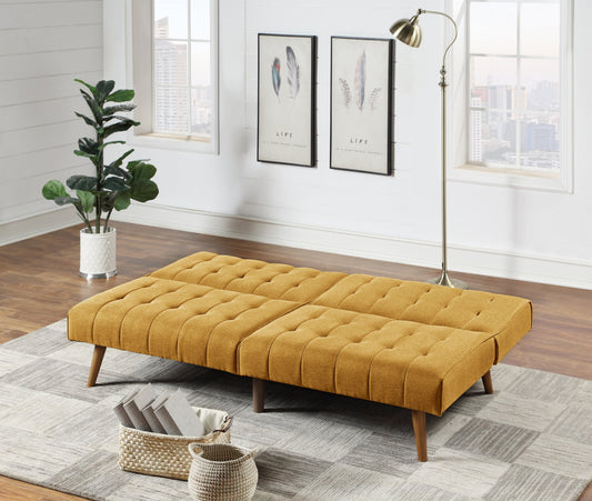 Adjustable Sofa (Mustardpolyfiber (Linen-Like Fabric)) - F8502