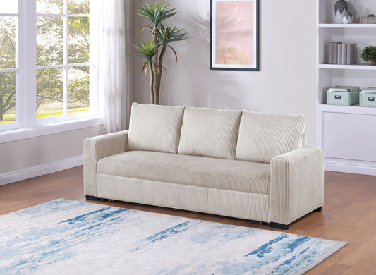 Convertible Sofa (Ivorycorduroy) - F8526