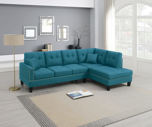 2-Piece Sectional Sofa (Azurelinen-Like Fabric) - F8883