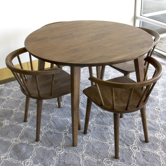 Fiona Dining Set With 4 Mabel Dining Chairs