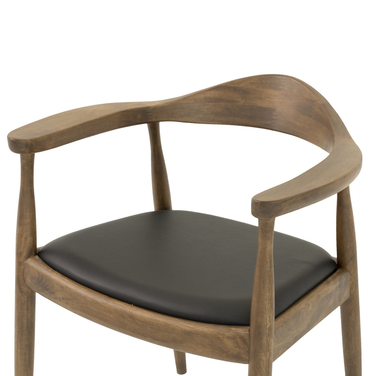 Freya Dining Chair (Black Vegan Leather)