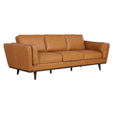 Ferre Tan Leather Sofa