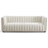 Rosslyn Sofa (White Boucle Fabric)