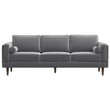 Fordham Grey Velvet Sofa