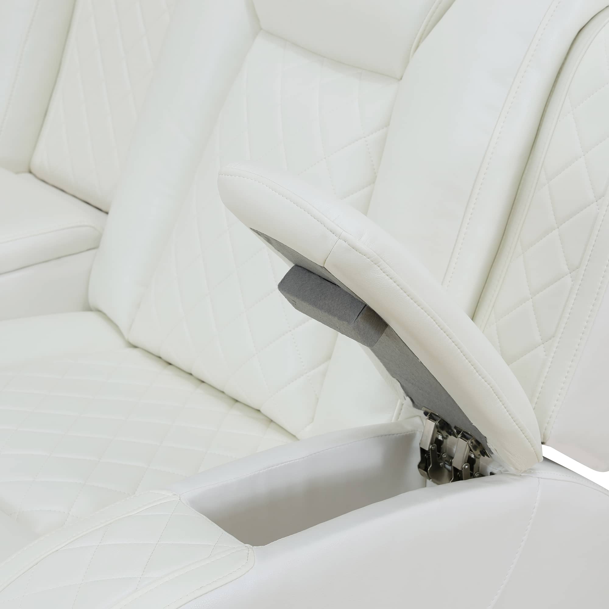 Breathing Leather 3-Piece Living Room Recliner Sofa set