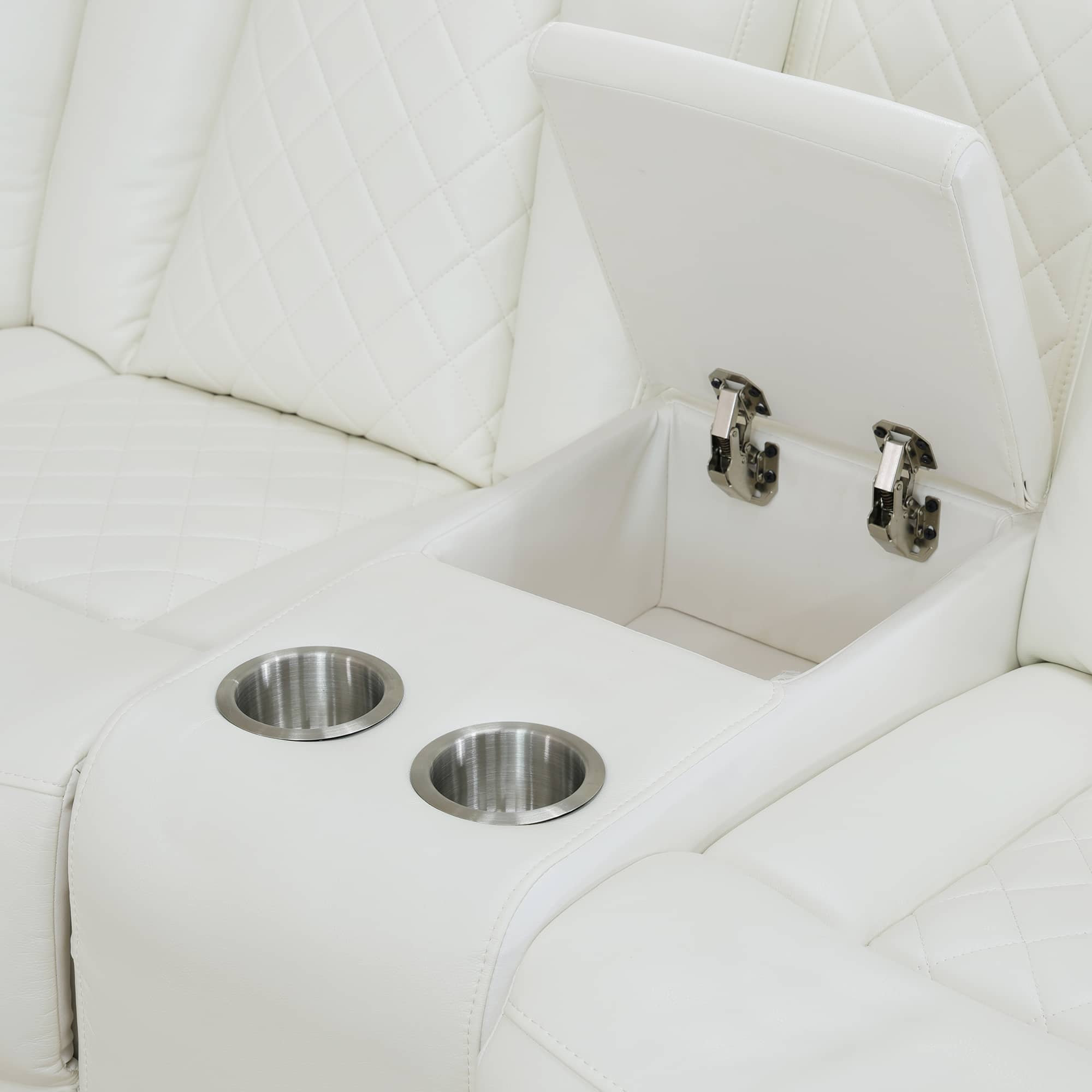 Breathing Leather 3-Piece Living Room Recliner Sofa set