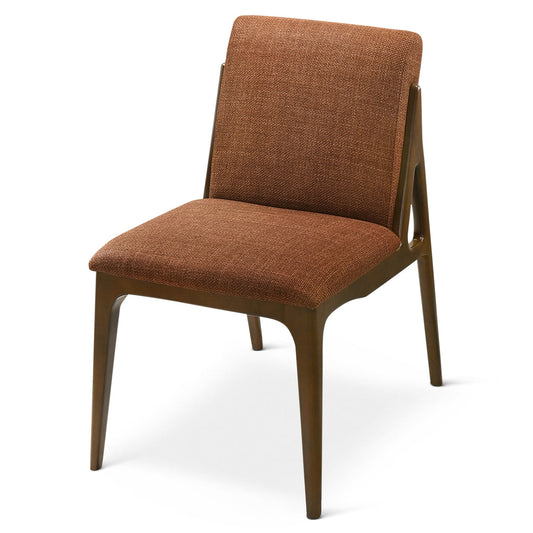 Griffin Orange Fabric Dining Chair