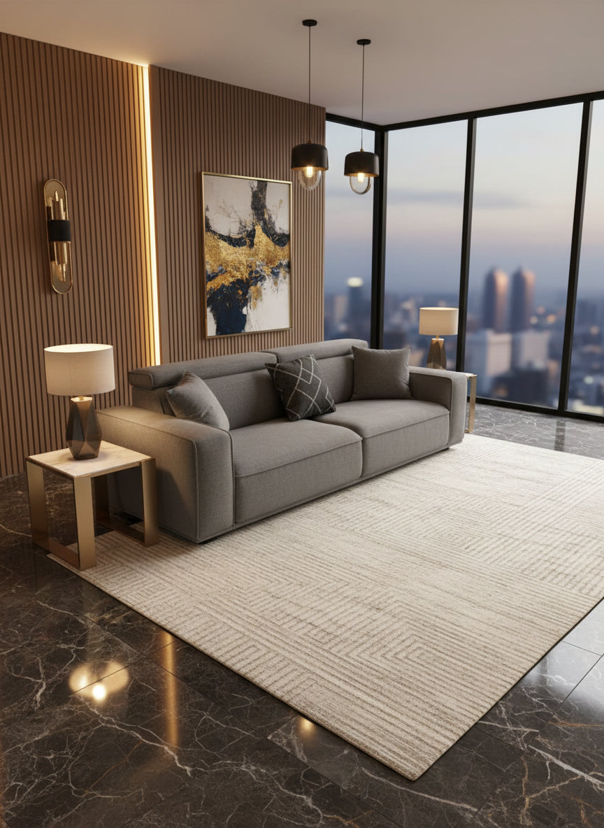 Enza Home Milos 2-Piece Living Room Set in Anthracite