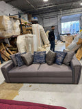 Brera - 3 Seater Sofa Bed - 11003 Brown Blue