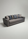 Brera - 3 Seater Sofa Bed - 11003 Brown Blue