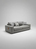 Melbourne - 3 Seater Sofa - 15201 Light Gray