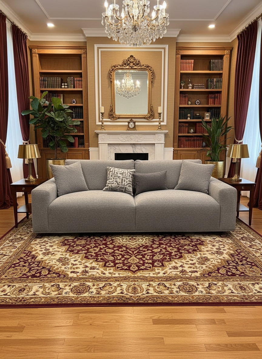 Melbourne - 3 Seater Sofa - 15201 Light Gray