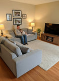 Melbourne - 3 Seater Sofa - 15201 Light Gray