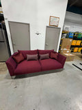 Gravity 3-Seat Sofa and love seat- Burgundy