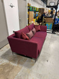 Gravity 3-Seat Sofa and love seat- Burgundy