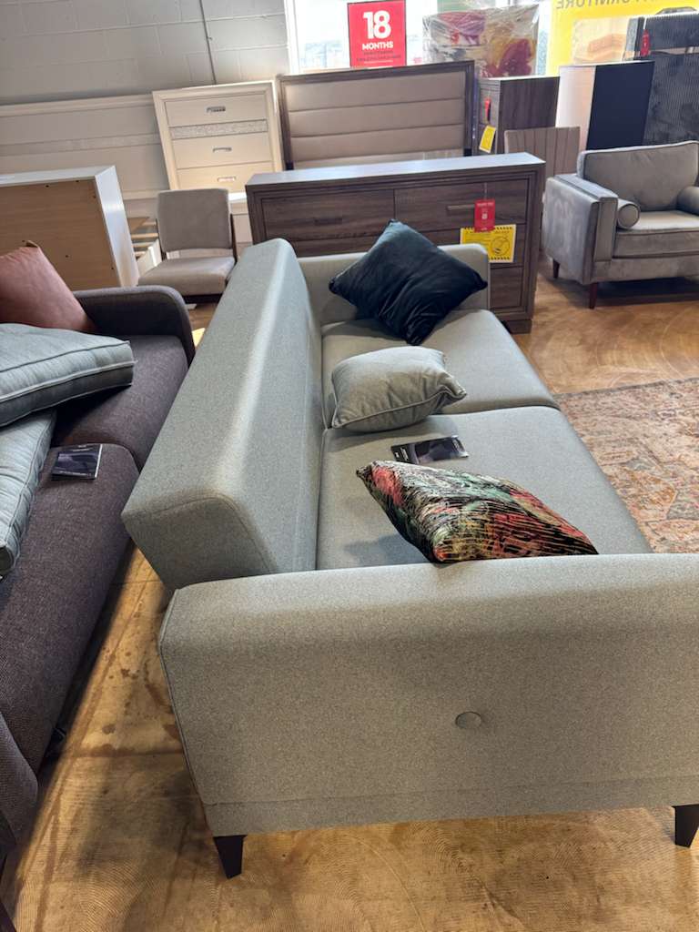 US Cordell 3 Seater Sofa Bed - Light Grey