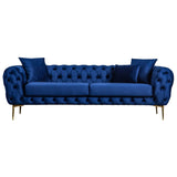 Jessica Sofa (Navy Blue Velvet)