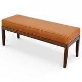 Kampa Bench (Dark Tan Leather)