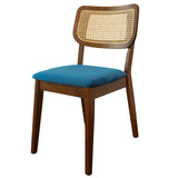 Kane Navy Blue Velvet Dining Chair