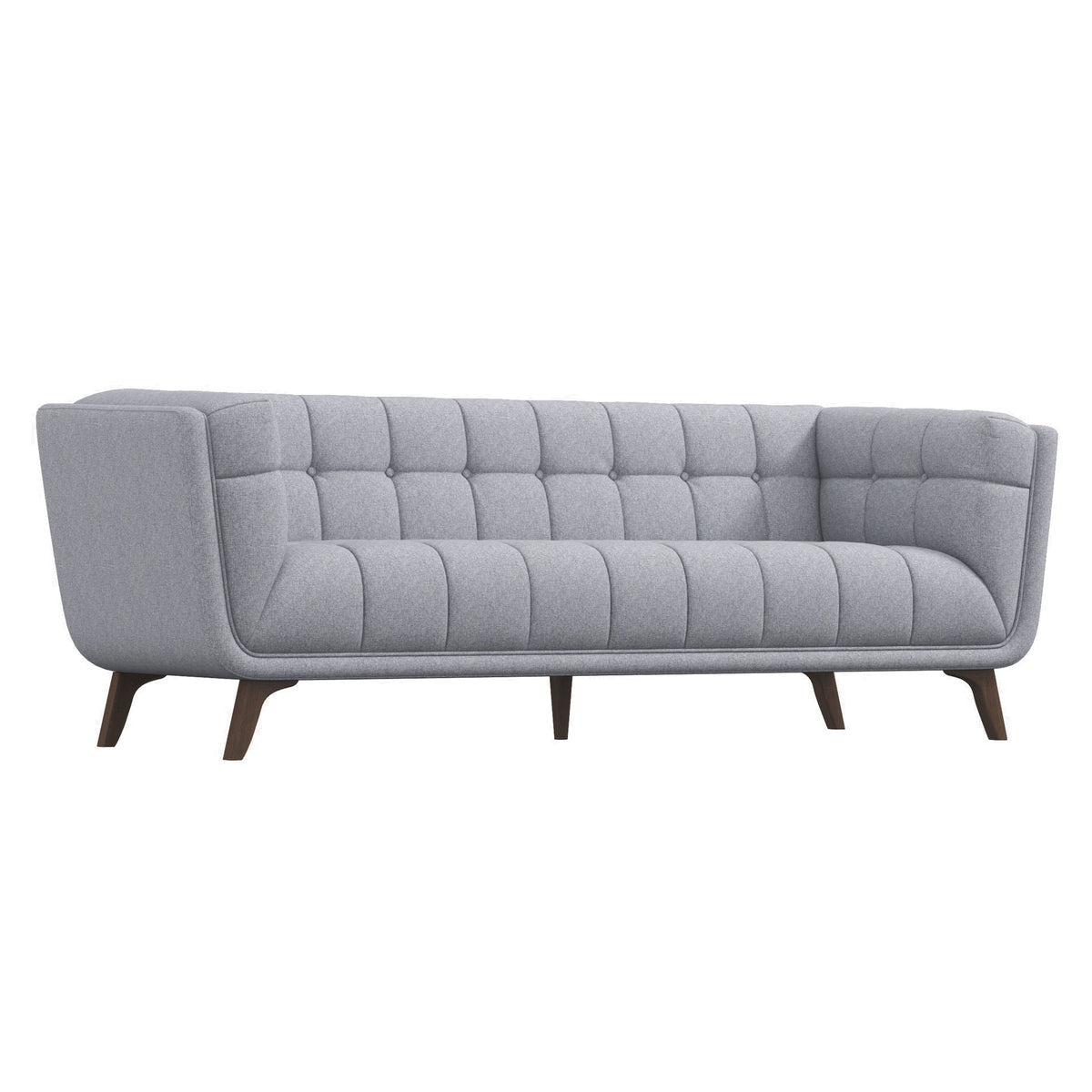 Kano Large Light Gray Fabric Sofa