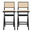 Keira Rattan Bar Stool (Set of 2)