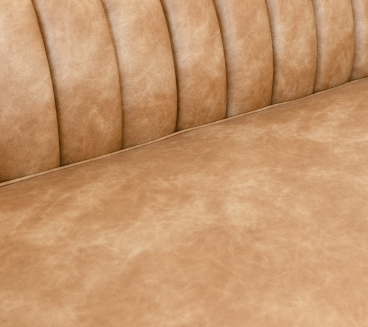 Kendra Sofa 84 ( Cognac Leather)