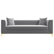 Kendra Sofa 91" (Light Grey Velvet)