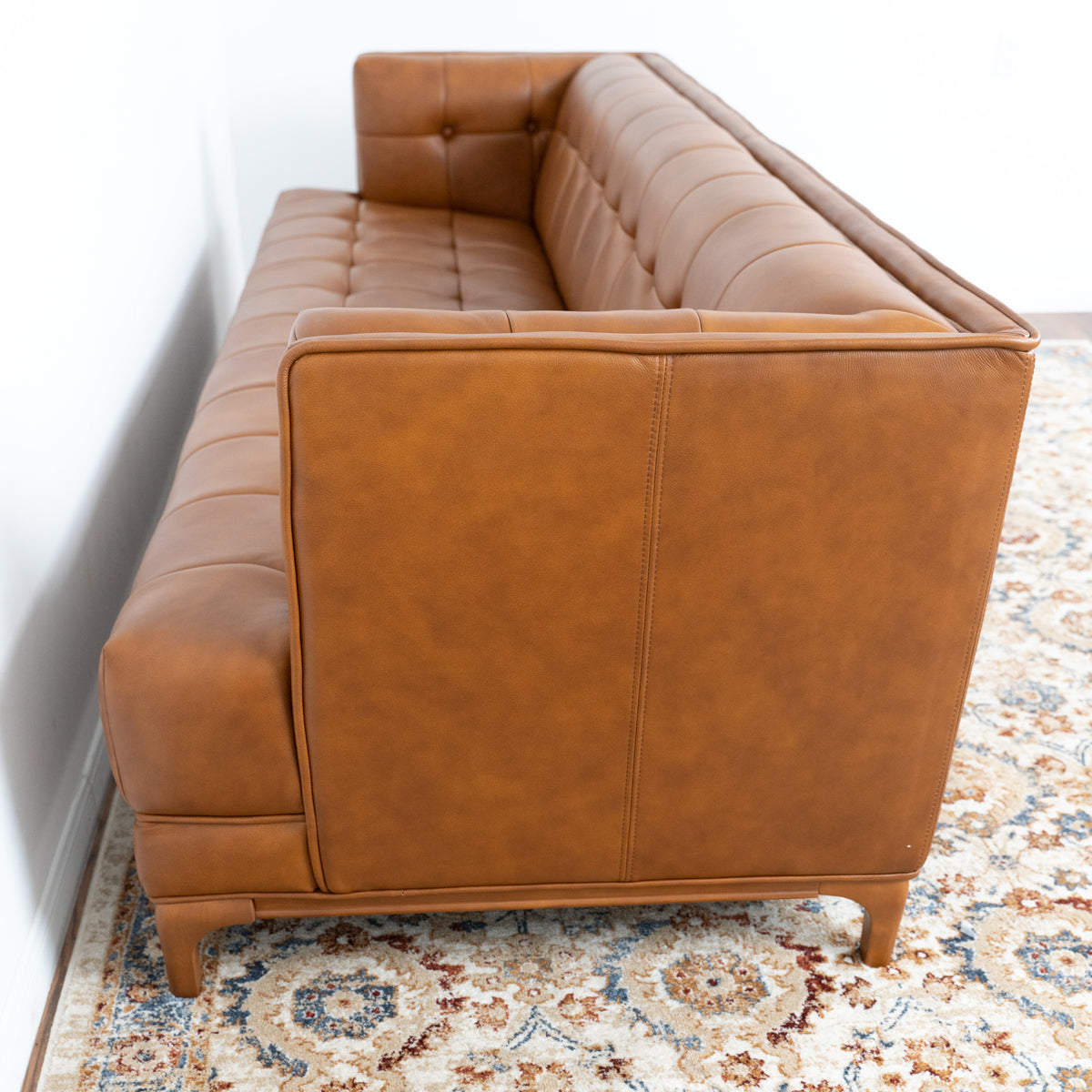 Kennedy Sofa (Cognac Leather)